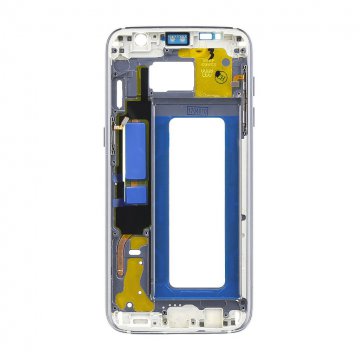 Středový rám pro Samsung Galaxy S7 Edge Blue