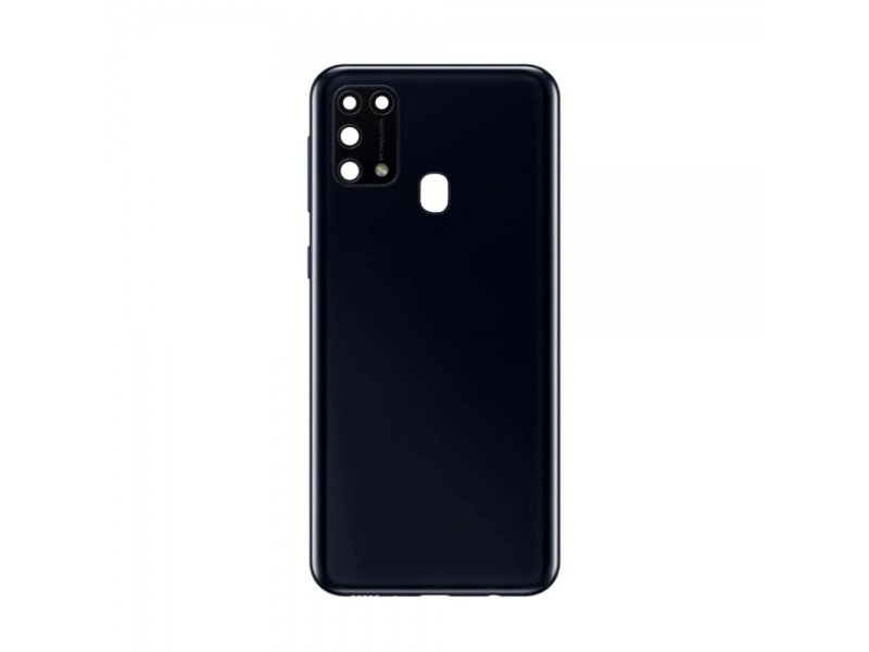 Zadní kryt + čočky + rámeček pro Samsung Galaxy M31 M315 černá (OEM)