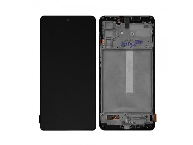 LCD + dotyk + rámeček pro Samsung Galaxy M52 5G 2021 M526 černá (Service Pack)
