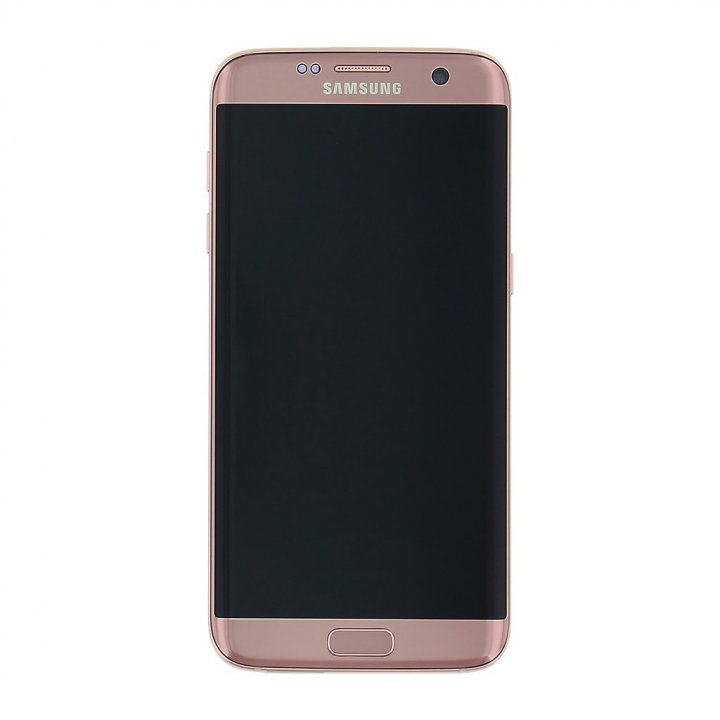 Originální Samsung LCD displej + dotytková deska pro Galaxy S7 Edge GH97 Rose Gold