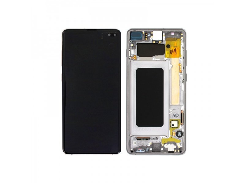 LCD + dotyk + rámeček pro Samsung Galaxy S10+ G975 Prism černá (Service Pack)