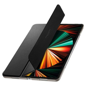 Spigen Smart Fold - ochranný kryt pro iPad Pro 12.9" 2021, černý
