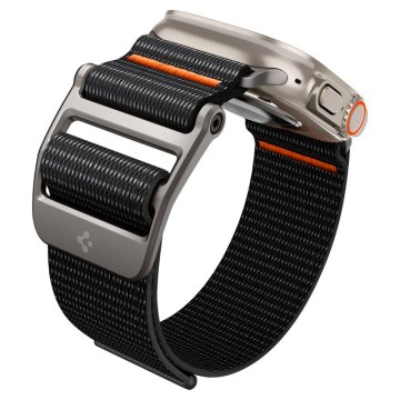 Spigen DuraPro Flex Ultra Band - řemínek pro Apple Watch 49mm/45mm/44mm/42mm, černá
