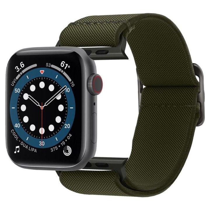 Spigen Lite Fit - řemínek pro Apple Watch 49mm/45mm/44mm/42mm, khaki