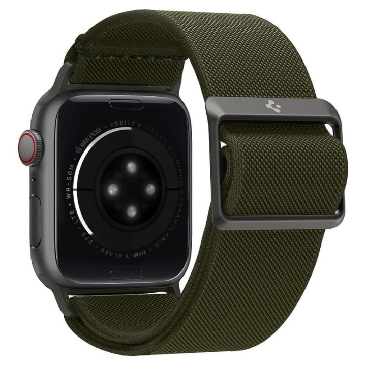 Spigen Lite Fit - řemínek pro Apple Watch 49mm/45mm/44mm/42mm, khaki