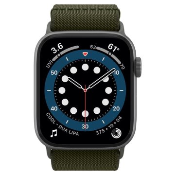 Spigen Lite Fit - řemínek pro Apple Watch 49mm/45mm/44mm/42mm, khaki