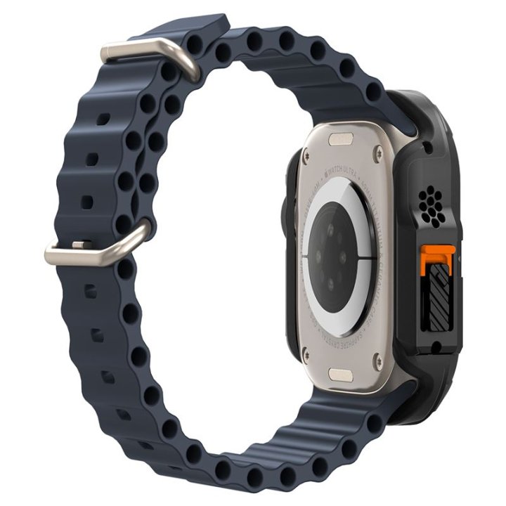 Spigen Lock Fit - ochranný kryt pro Apple Watch Ultra 2/Ultra 49mm, černý