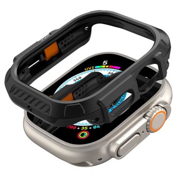 Spigen Lock Fit - ochranný kryt pro Apple Watch Ultra 2/Ultra 49mm, černý