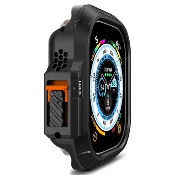 Spigen Lock Fit - ochranný kryt pro Apple Watch Ultra 2/Ultra 49mm, černý