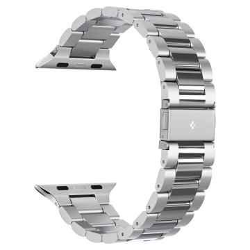 Spigen Modern Fit 316L Band - řemínek pro Apple Watch 49mm/45mm/44mm/42mm, stříbrný