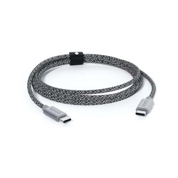 Epico opletený USB-C - USB-C kabel 1,2m - šedý