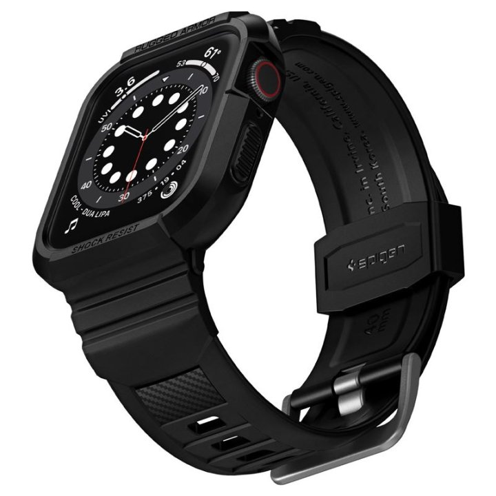 Spigen Rugged Armor Pro - ochranný kryt pro Apple Watch 41mm/40mm, černý