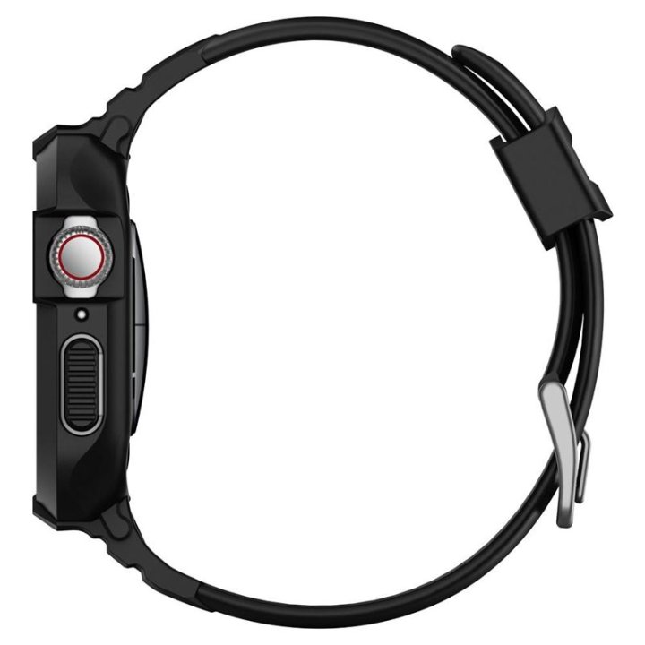 Spigen Rugged Armor Pro - ochranný kryt pro Apple Watch 45mm/44mm, černý