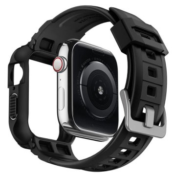 Spigen Rugged Armor Pro - ochranný kryt pro Apple Watch 45mm/44mm, černý