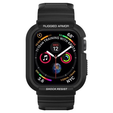 Spigen Rugged Armor Pro - ochranný kryt pro Apple Watch 45mm/44mm, černý