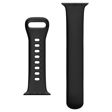 Spigen Silicone Fit - řemínek pro Apple Watch 49mm/45mm/44mm/42mm, černý