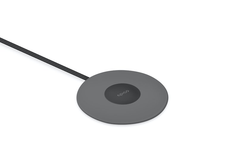 Epico Slim Wireless Pad 10W/7,5W/5W, šedý