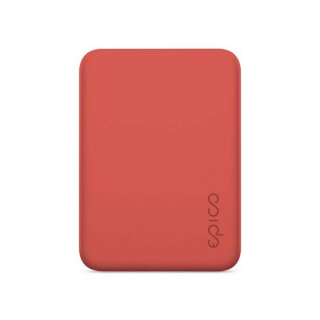 Epico 4200mAh magnetická bezdrátová powerbanka, červená