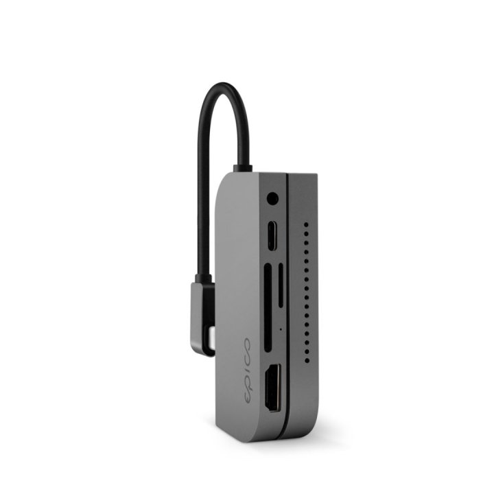 Epico USB-C Hub Pad (for Apple iPad Pro), šedá