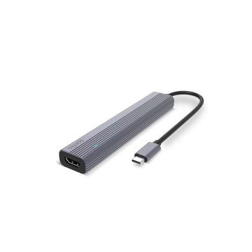 Spello USB-C Hub Slim 7v1, vesmírně šedá