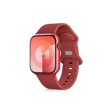 Epico - silikonový řemínek pro Apple Watch 38/40/41 mm, červený