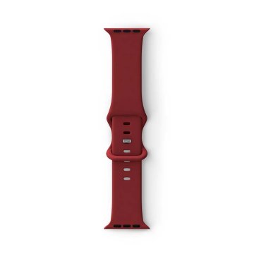 EPICO - silikonový řemínek pro Apple Watch 42/44/45 mm, červená