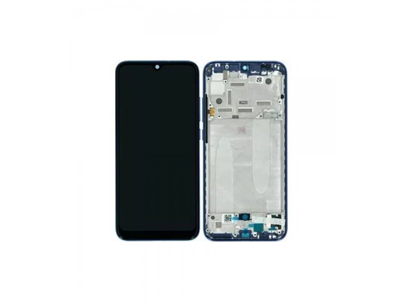 LCD + dotyk + rámeček pro Xiaomi Mi A3 modrá (Service Pack)