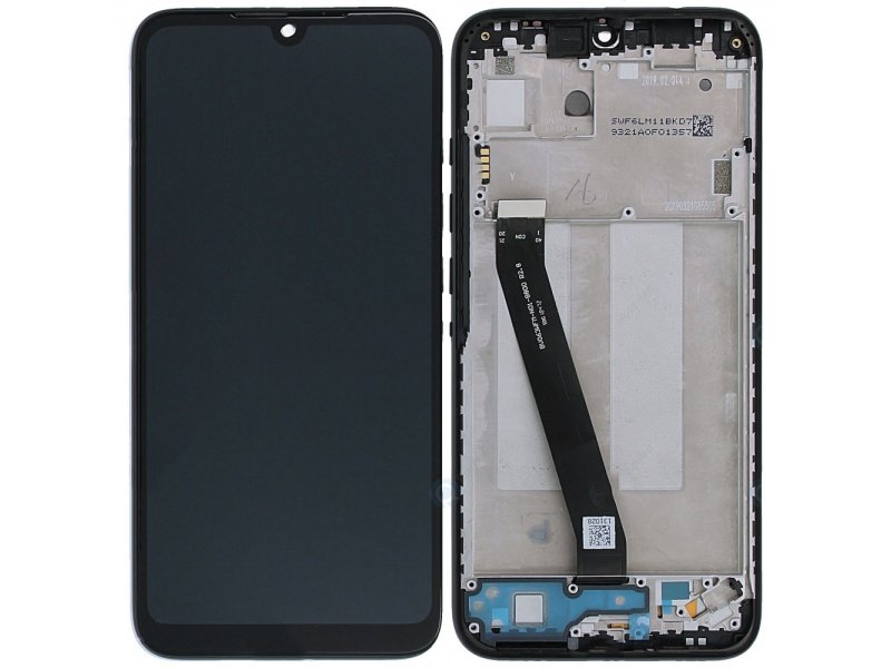LCD + dotyk + rámeček pro Xiaomi Redmi 7 černá (Service Pack)