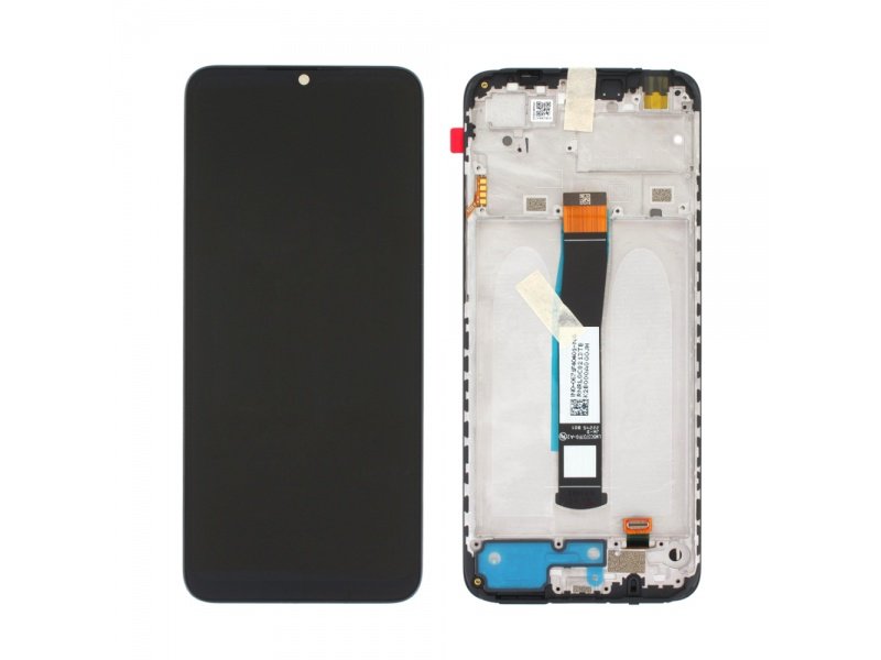 LCD + Dotyk + Rámeček pro Xiaomi Redmi 10C (2022) černá (Service pack)