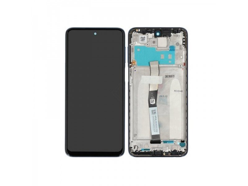 LCD + dotyk + rámeček pro Xiaomi Redmi Note 9 Pro Interstellar šedá (Service Pack)