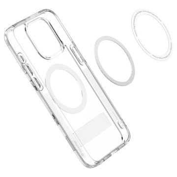 Spigen Caseology Capella - ochranný kryt s MagSafe pro iPhone 15 Pro, čirý/bílý