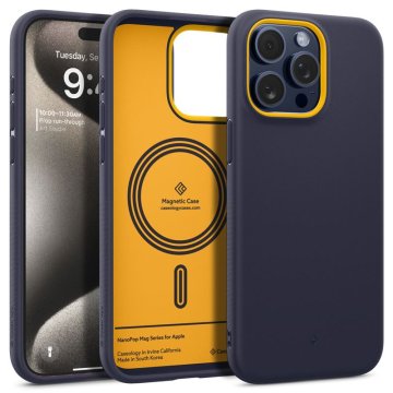 Spigen Caseology Nano Pop Mag - ochranný kryt s MagSafe pro iPhone 15 Pro Max, modrá