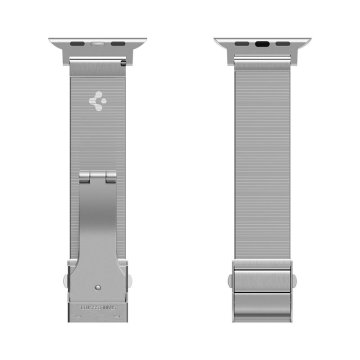 Spigen Sleek Link - řemínek pro Apple Watch 41mm/40mm/38mm, stříbrný