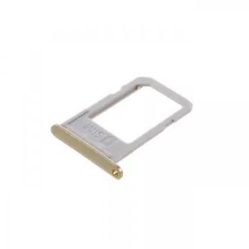 Náhradní šuplík na SIM kartu pro Samsung Galaxy S6 Edge - Gold
