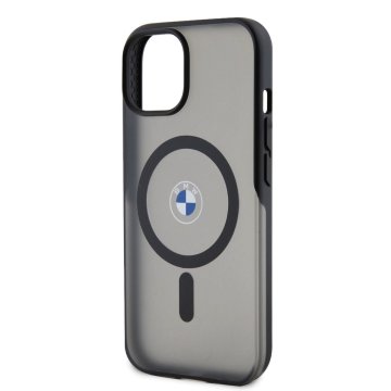 BMW IML Signature - ochranný kryt s MagSafe pro iPhone 15, černý