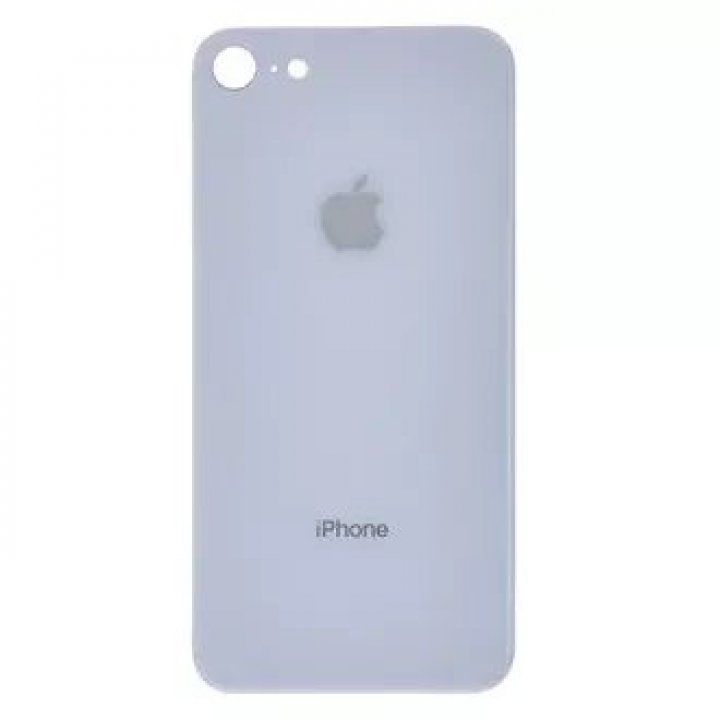 Zadní sklo pro Apple iPhone 8 - bílé