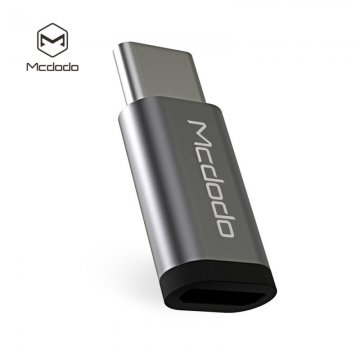 Mcdodo MicroUSB - USB-C redukce - space gray