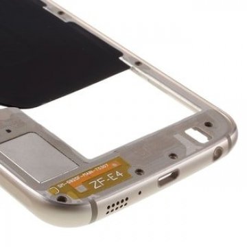 Středový rám pro Samsung Galaxy S6 - Gold