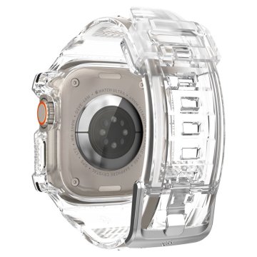 Spigen Rugged Armor Pro - řemínek a kryt pro Apple Watch Ultra 2/Ultra 49mm, čirý