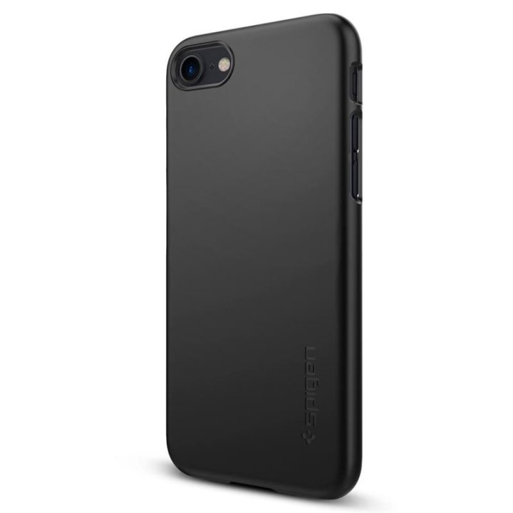 Spigen Thin Fit - ochranný kryt pro iPhone 7/8/SE (2022/2020), černý