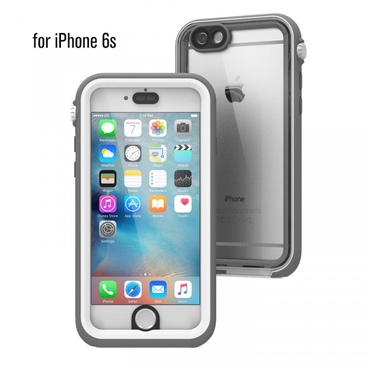 Catalyst Waterproof case, white gray - iPhone 6/6s