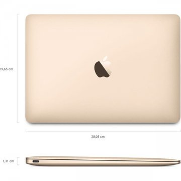 Apple MacBook 12" 256GB zlatý (2017)
