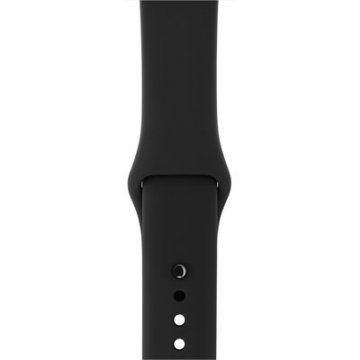 Apple Watch Series 3 38mm vesmírně šedý hliník s černým sportovním řemínkem (2017)