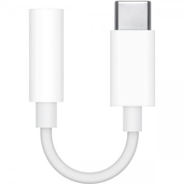 Apple USB-C - 3,5mm jack adaptér bílý