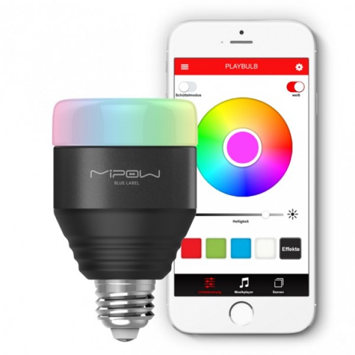 MiPow Playbulb Smart LED žárovka E27 5W (40W) RGB, černá